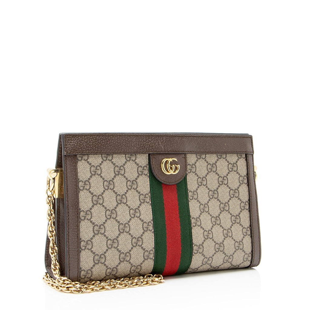 Gucci GG Supreme Ophidia Medium Chain Shoulder Bag