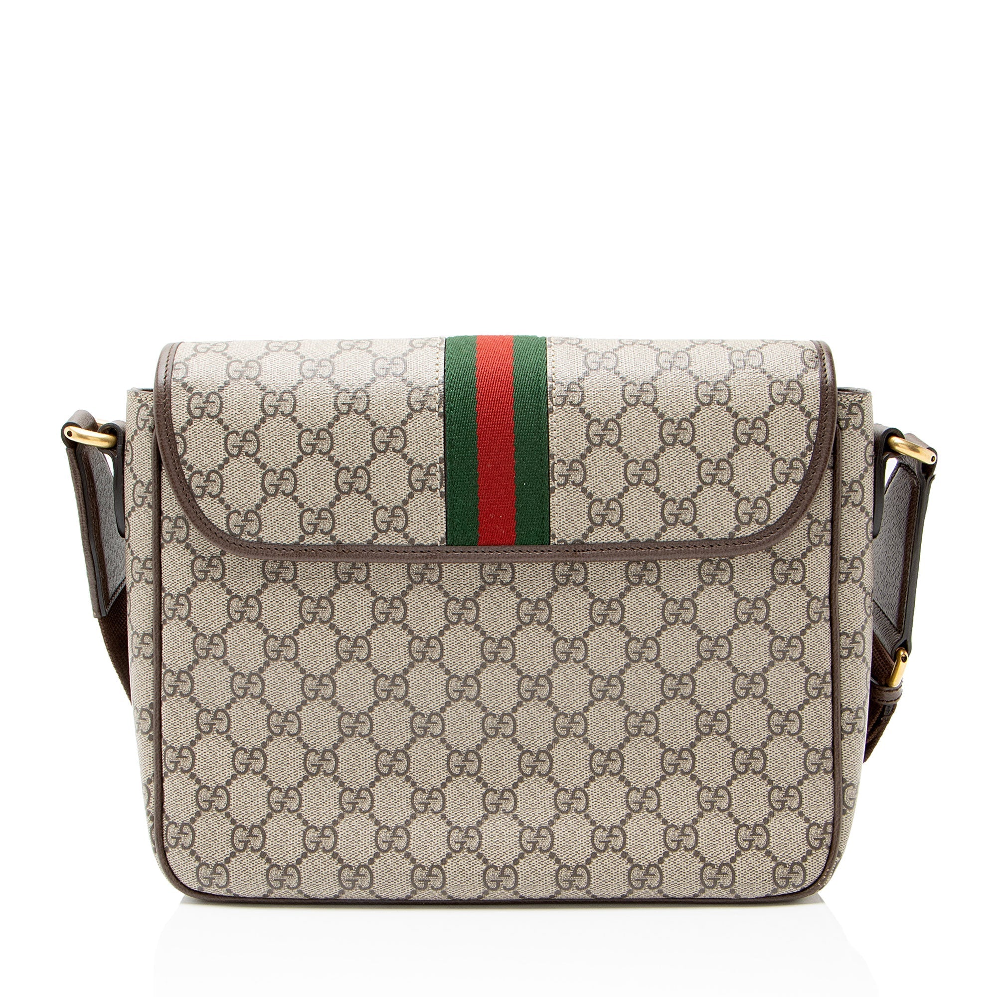 Gucci GG Supreme Ophidia Medium Flap MessLBger