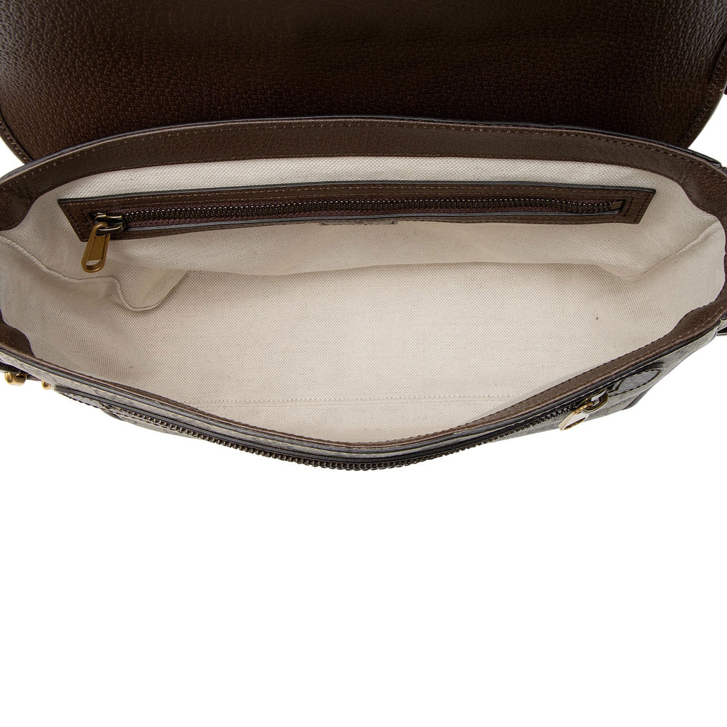 Gucci GG Supreme Ophidia Medium Flap MessLBger