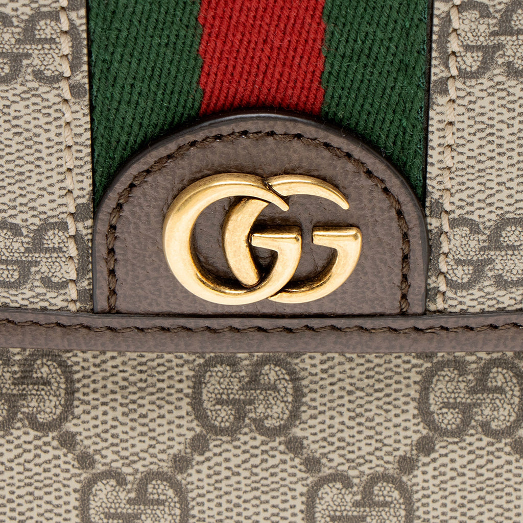 Gucci GG Supreme Ophidia Medium Flap MessLBger