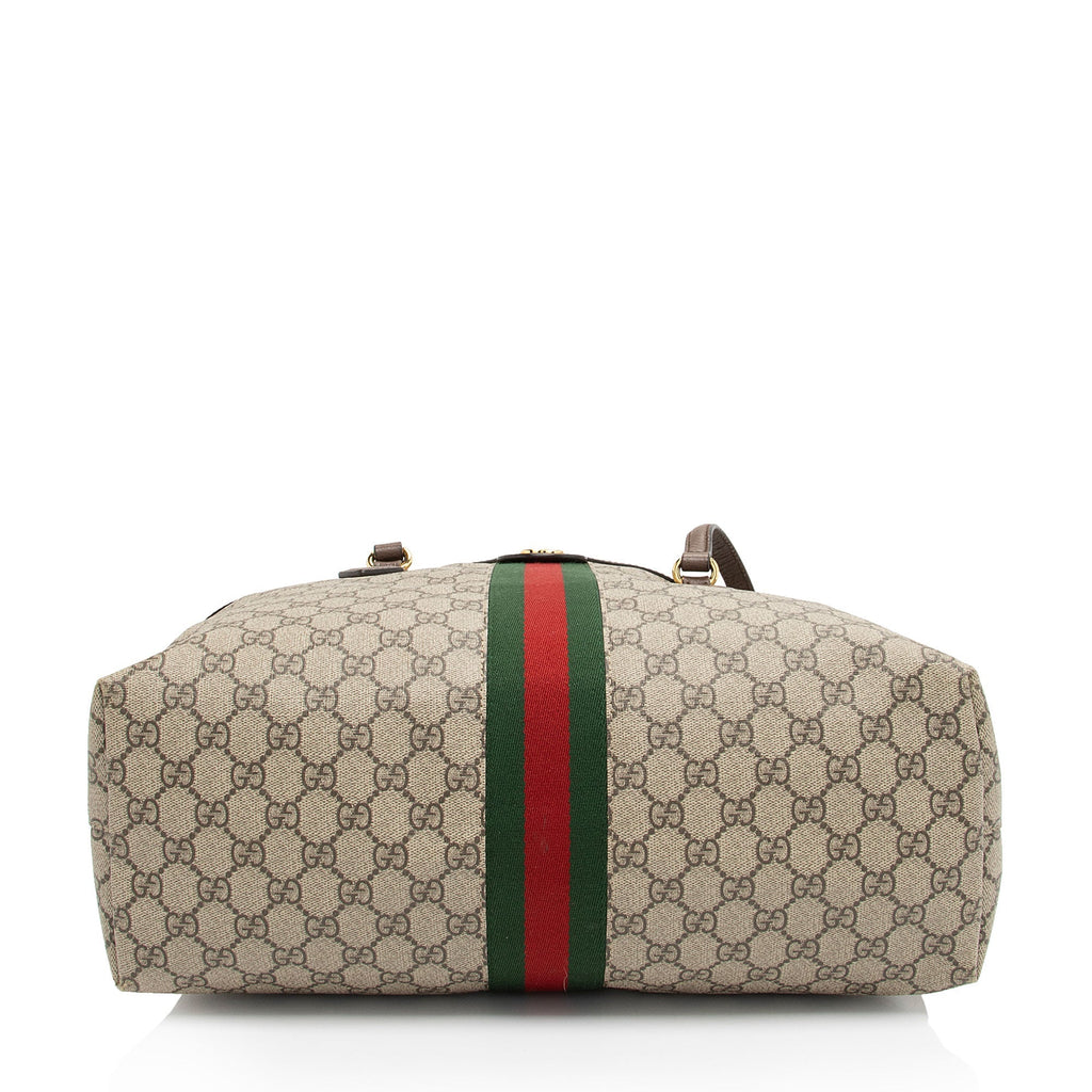 Gucci GG Supreme Ophidia Medium Shopping Tote (SHF-O2VjKy)