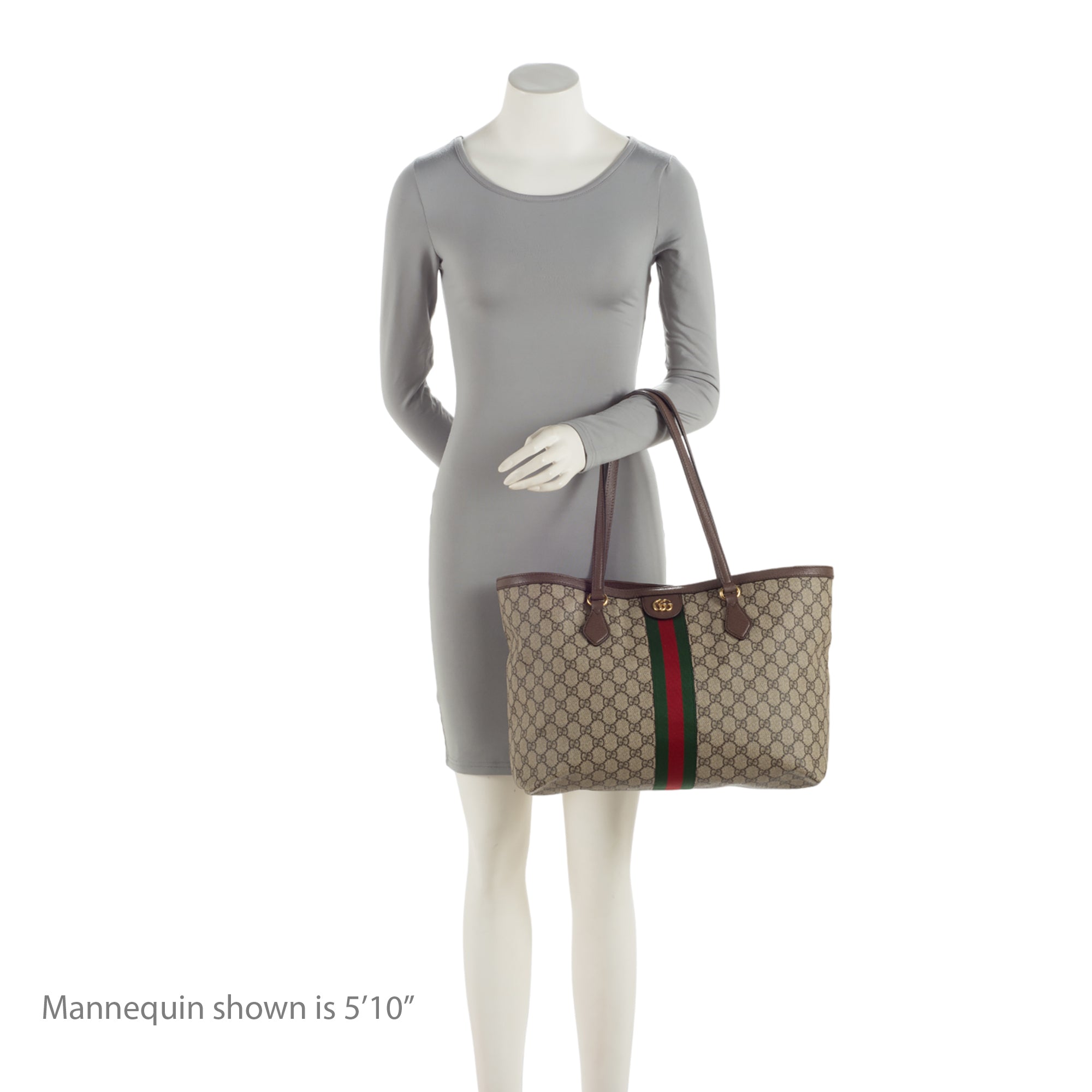 Gucci GG Supreme Ophidia Medium Shopping Tote (SHF-YyxVQ9)