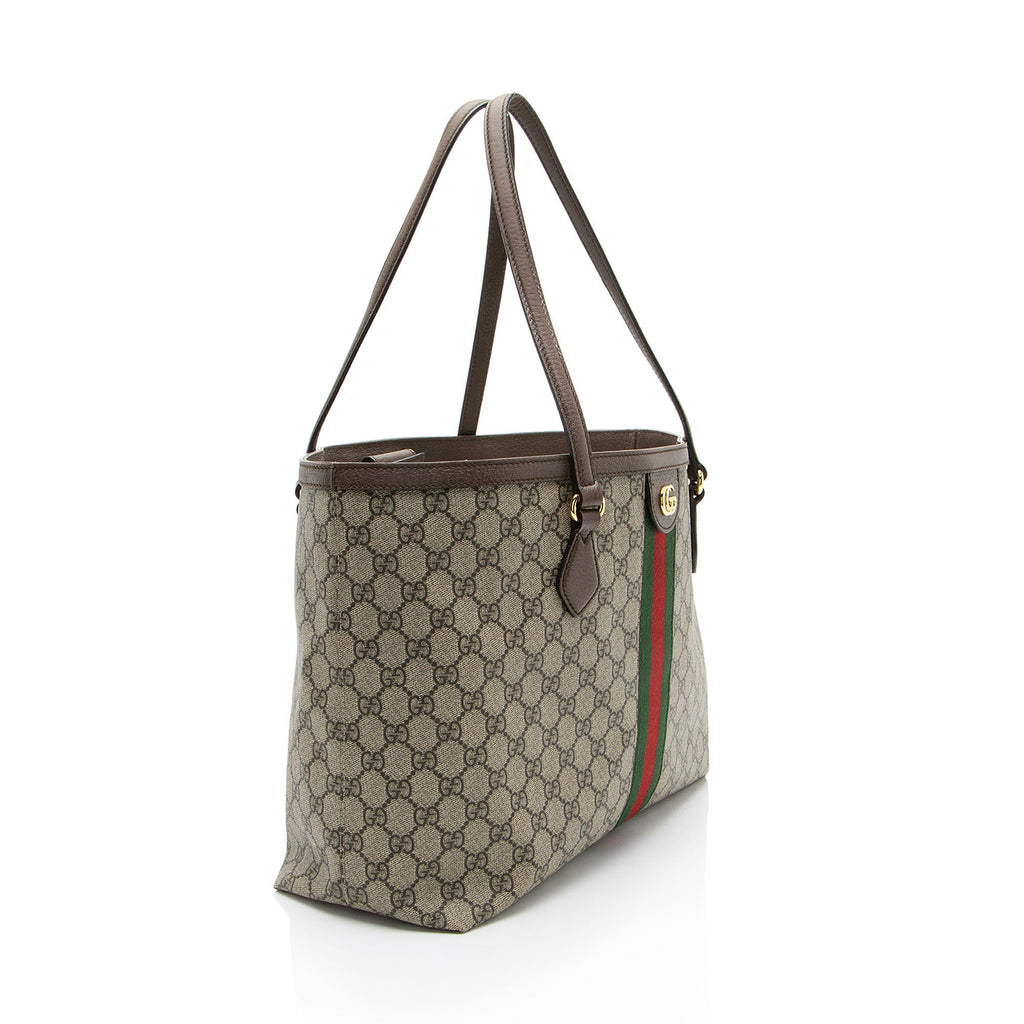 Gucci GG Supreme Ophidia Medium Shopping Tote