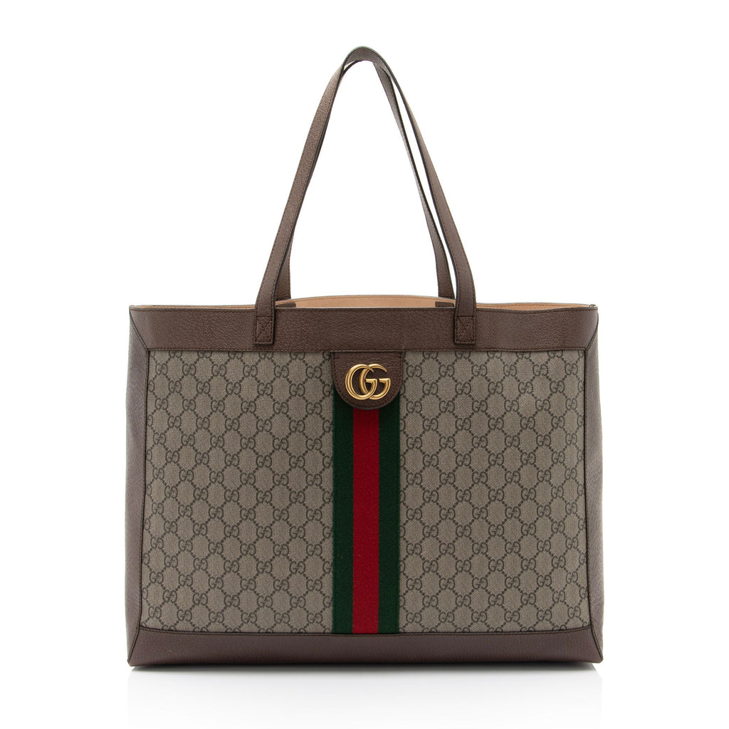 Gucci GG Supreme Ophidia Medium Soft Tote (SHF-Di8TWC)