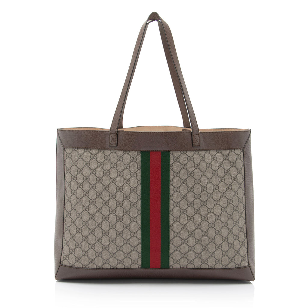 Gucci GG Supreme Ophidia Medium Soft Tote (SHF-TCntMN)