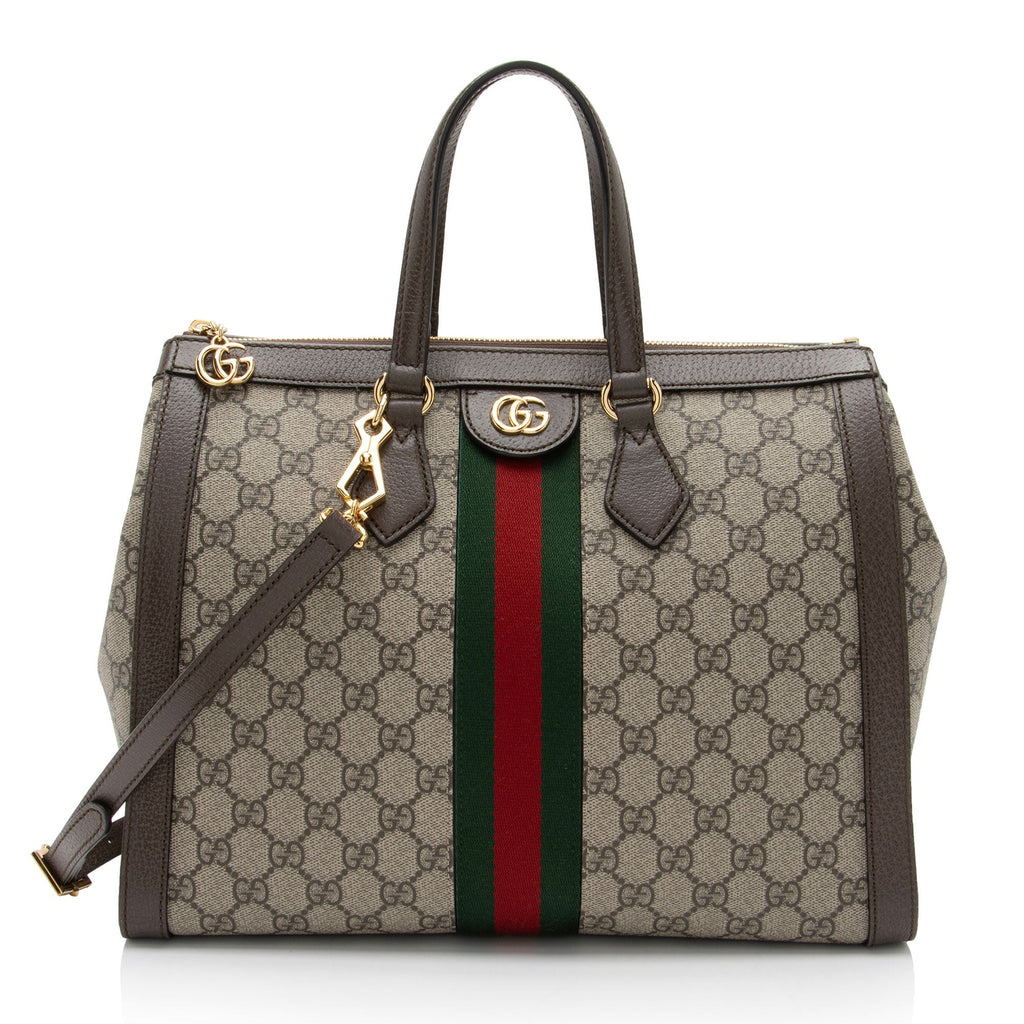 Gucci GG Supreme Ophidia Medium Tote (SHF-OYI31D)