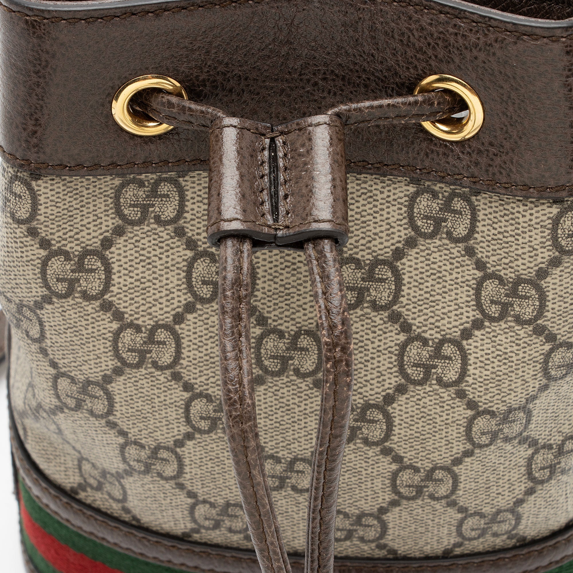 Gucci GG Supreme Ophidia Mini Bucket Bag (SHF-k7zhKJ)