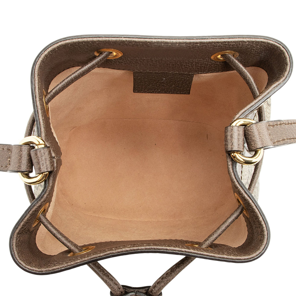 Gucci GG Supreme Ophidia Mini Bucket Bag