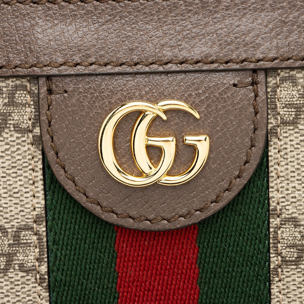 Gucci GG Supreme Ophidia Mini Chain Shoulder Bag (SHF-SgHmHl)