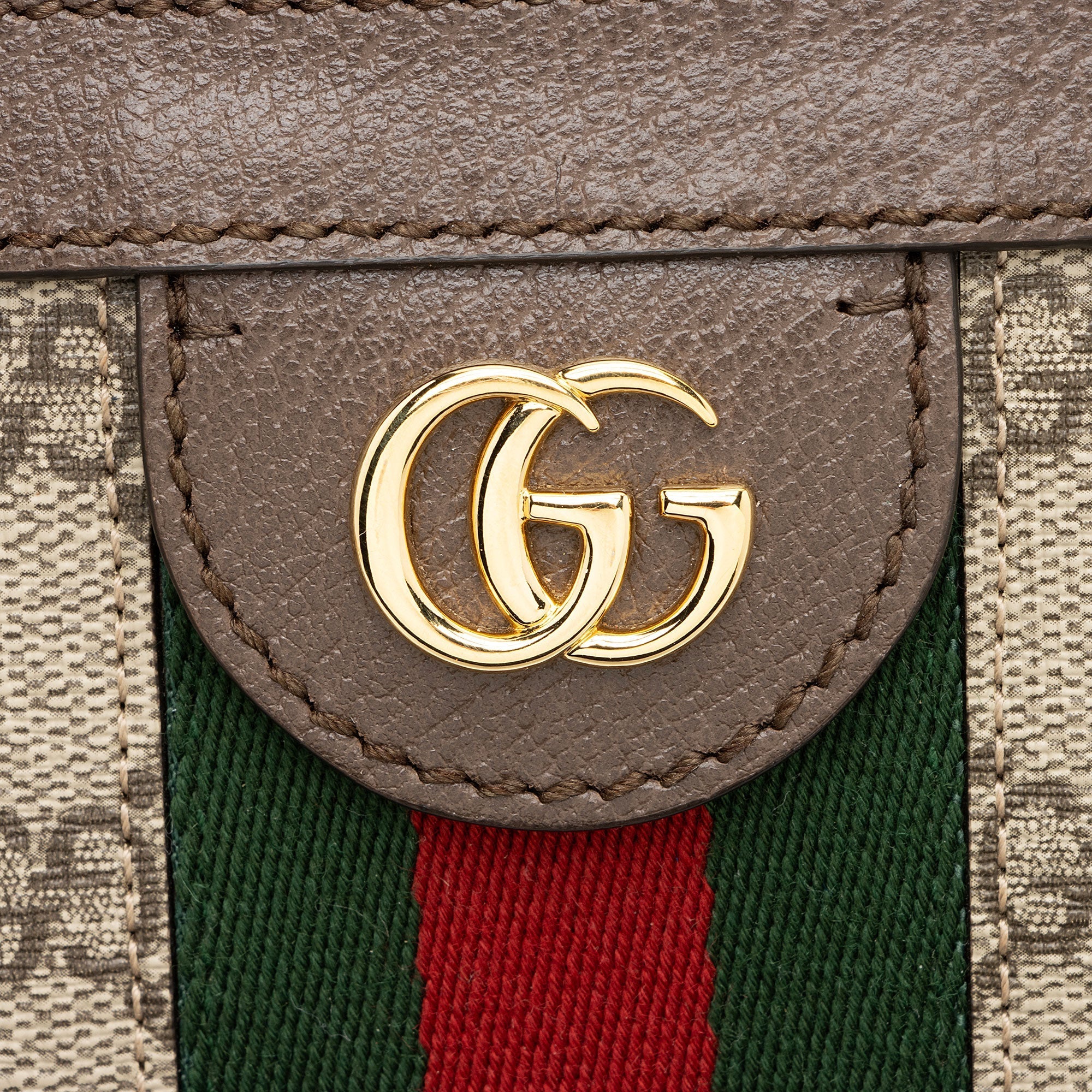 Gucci GG Supreme Ophidia Mini Chain Shoulder Bag (SHF-SgHmHl)