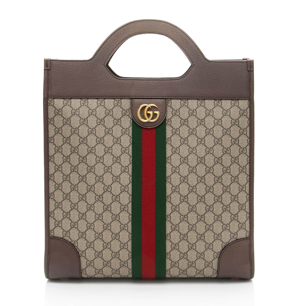Gucci GG Supreme Ophidia OpLB Handle Tote