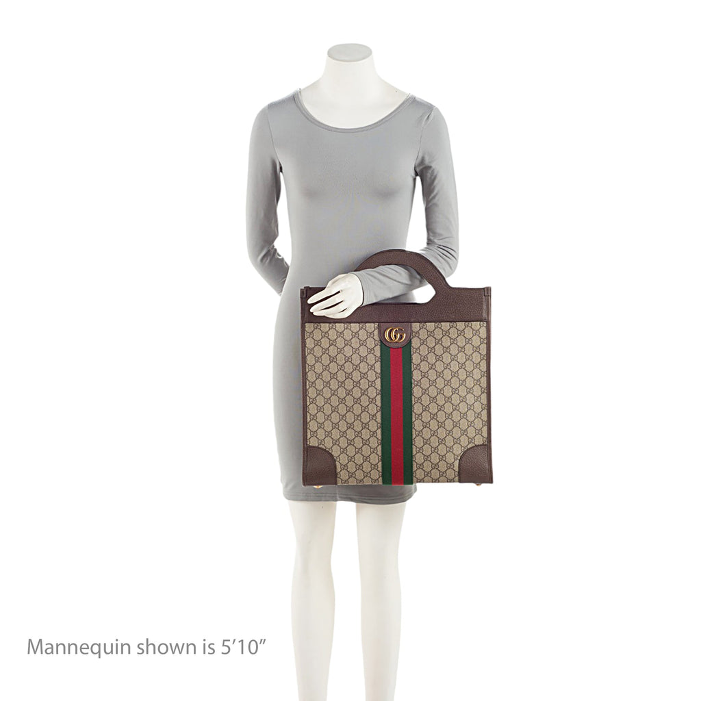 Gucci GG Supreme Ophidia OpLB Handle Tote