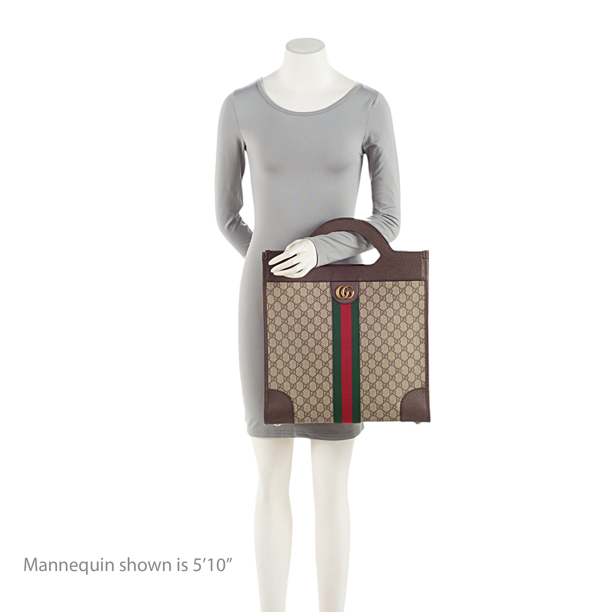 Gucci GG Supreme Ophidia OpLB Handle Tote