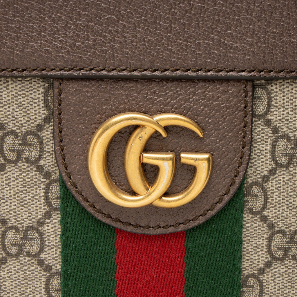 Gucci GG Supreme Ophidia Open Handle Tote