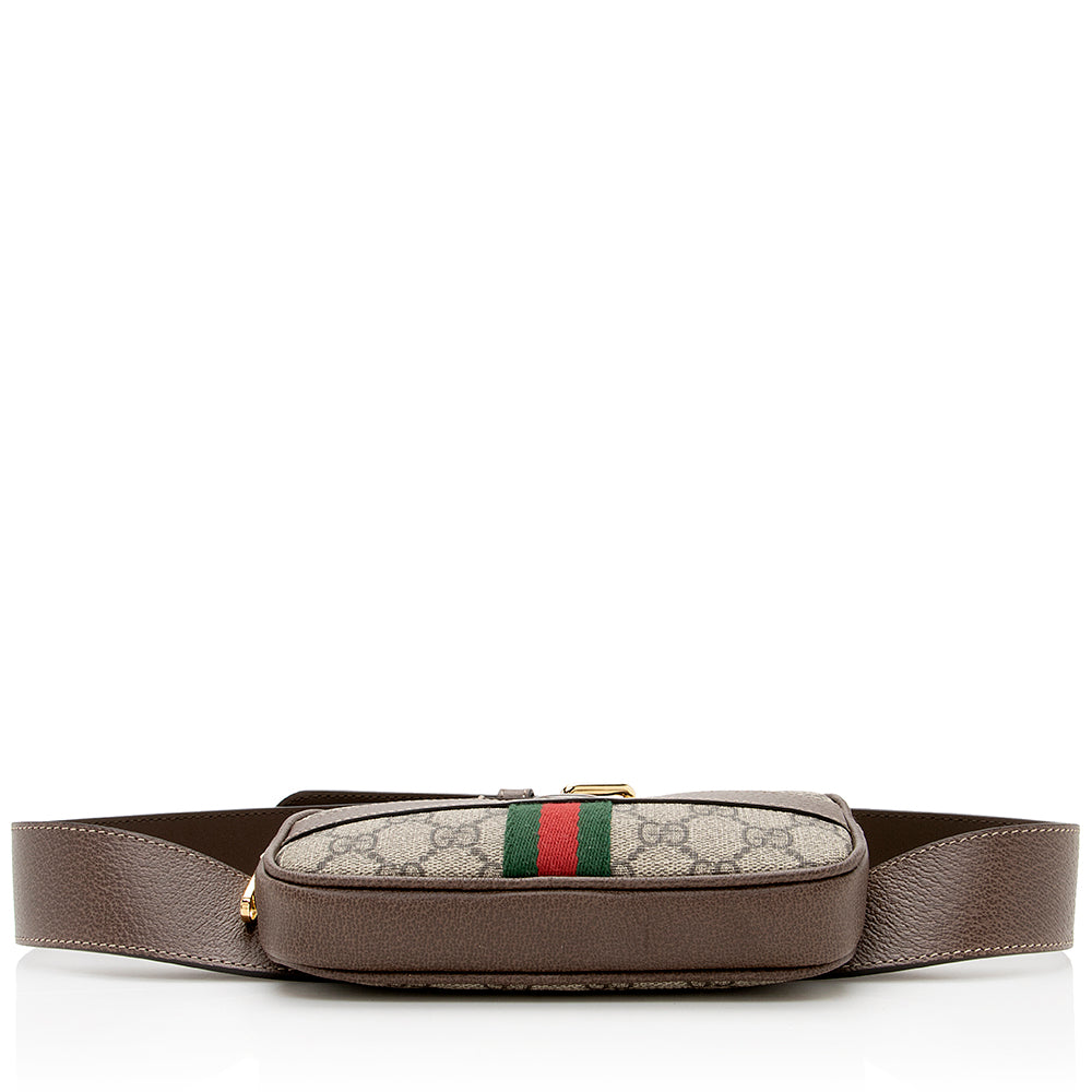 Gucci Gucci Supreme Ophidia Phone Case Belt Bag - Size 34 / 85 (SHF-19922)