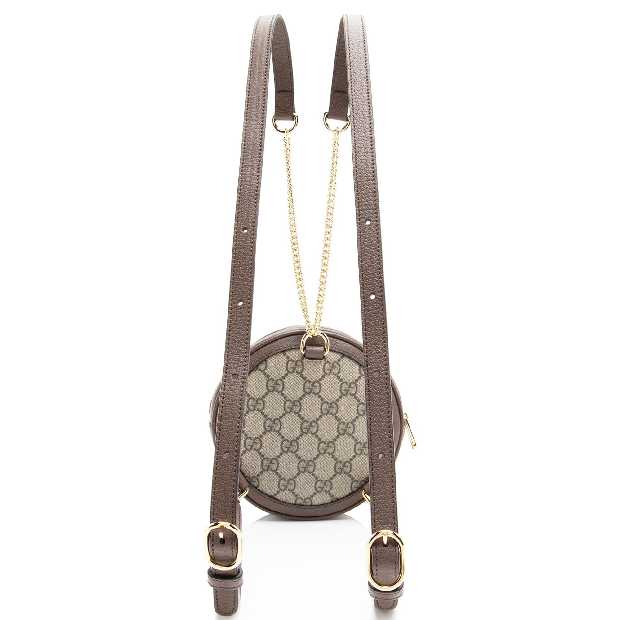 Gucci GG Supreme Ophidia Round Mini Backpack