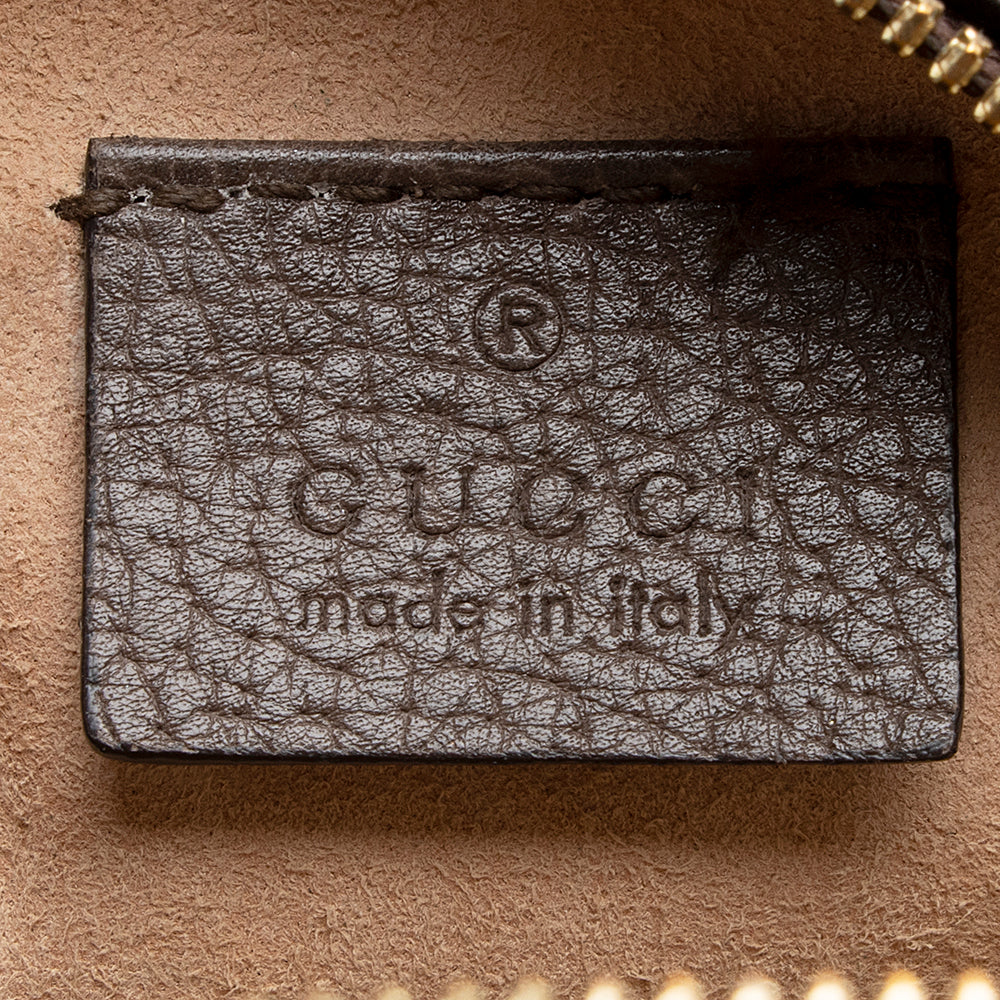Gucci Gucci Supreme Ophidia Round Mini Shoulder Bag (SHF-21170)