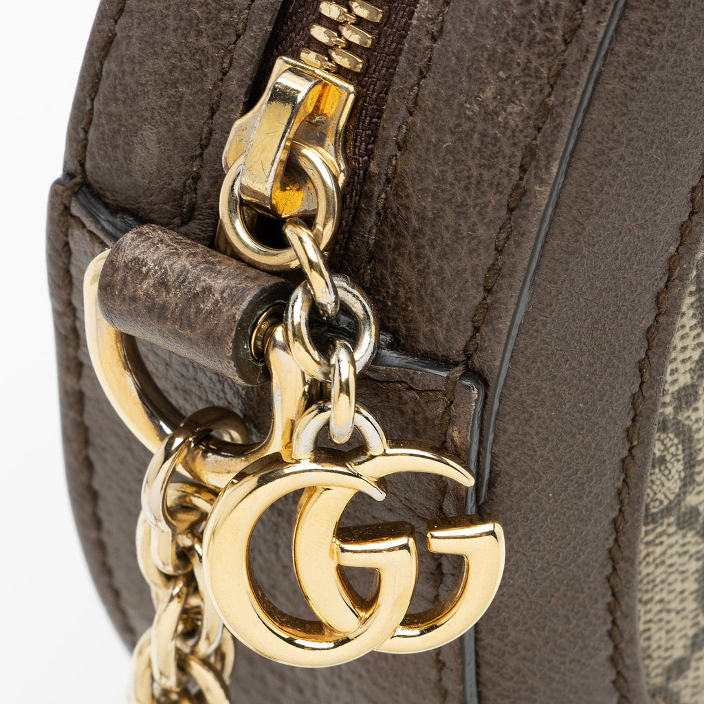 Gucci GG Supreme Ophidia Round Mini Shoulder Bag (SHF-23729)