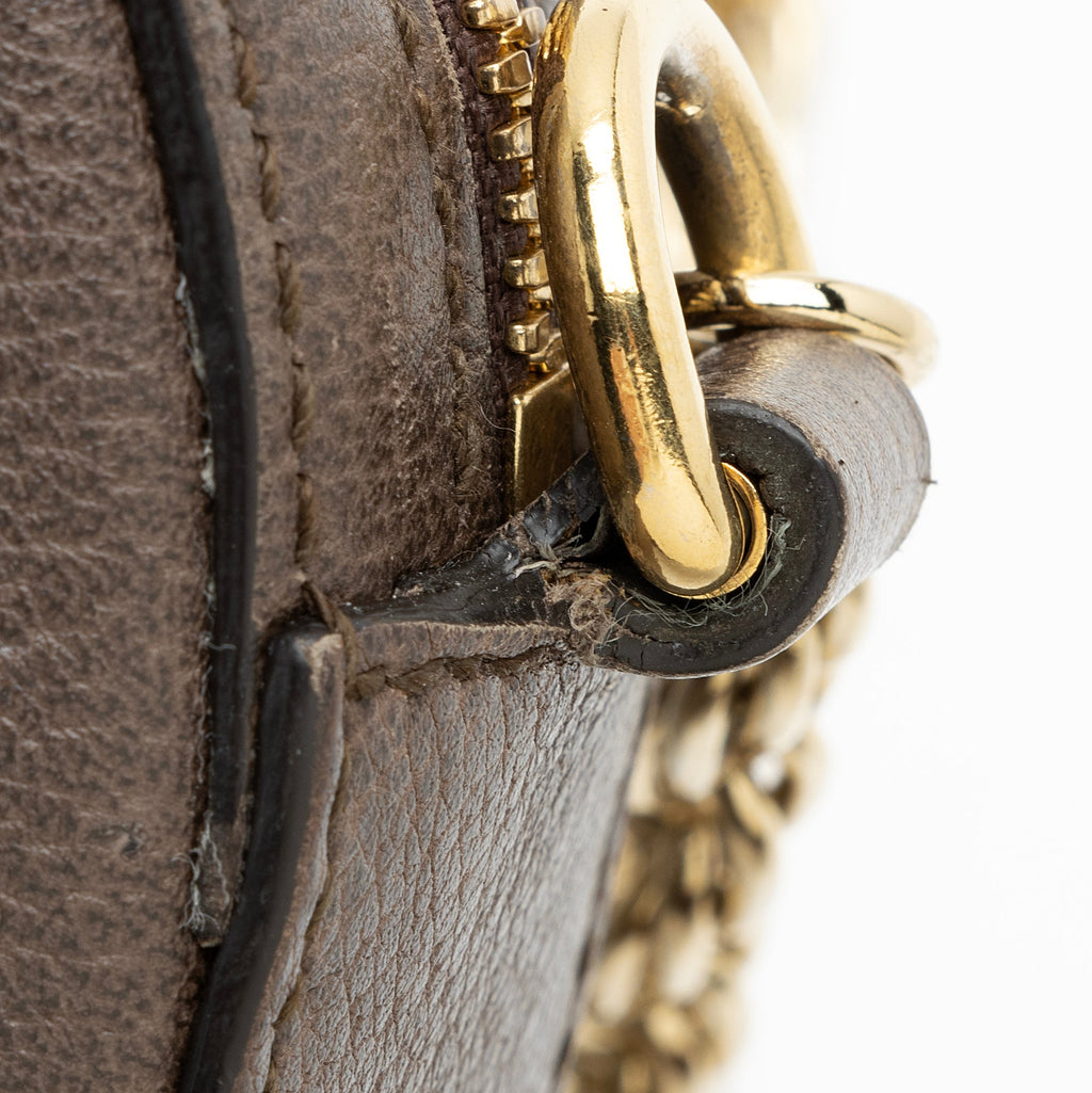 Gucci GG Supreme Ophidia Round Mini Shoulder Bag (SHF-23729)