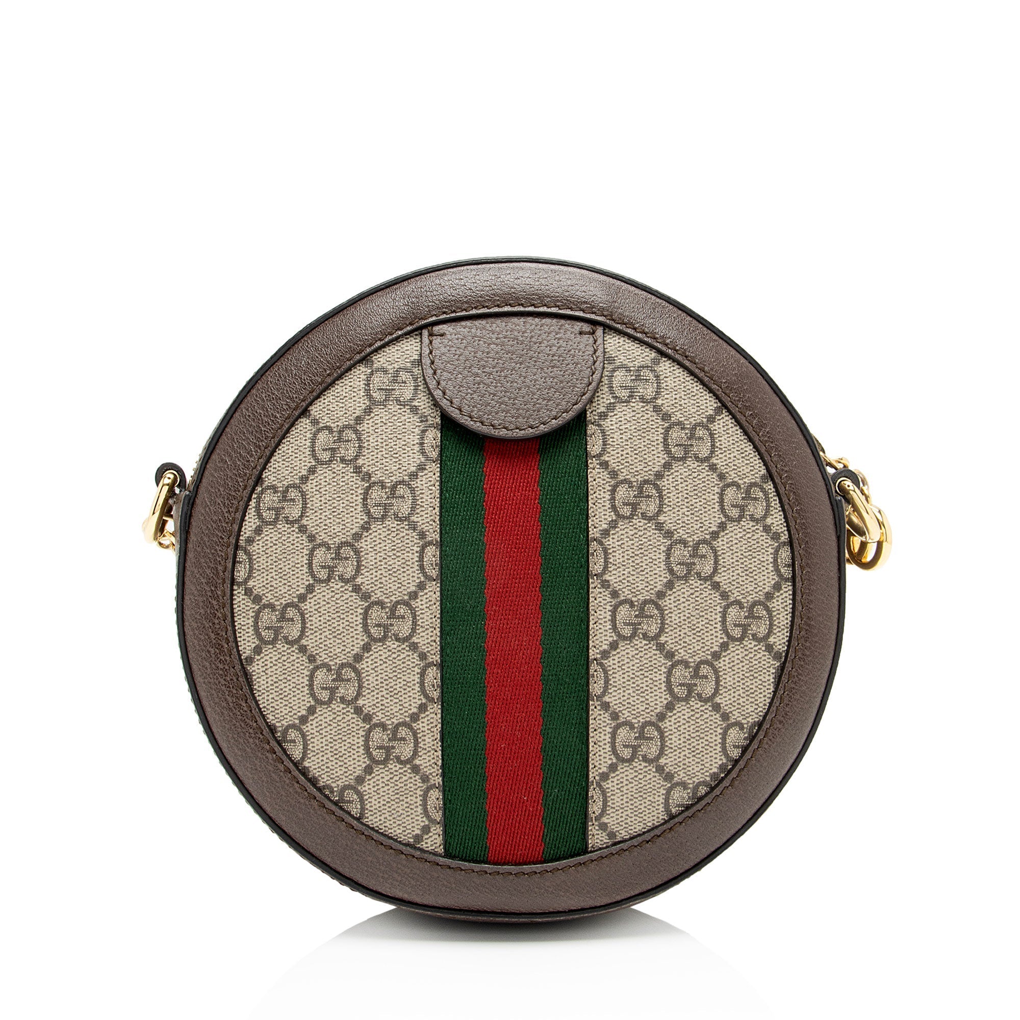 Gucci GG Supreme Ophidia Round Mini Shoulder Bag (SHF-8cDhBq)