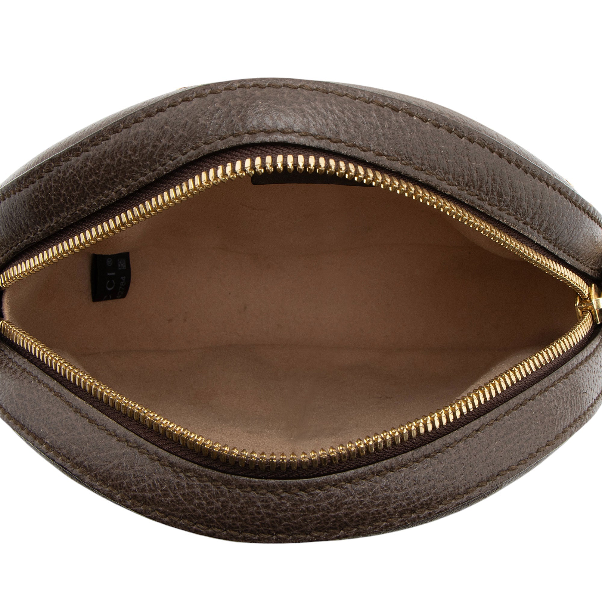 Gucci GG Supreme Ophidia Round Mini Shoulder Bag (SHF-F3cSgu)