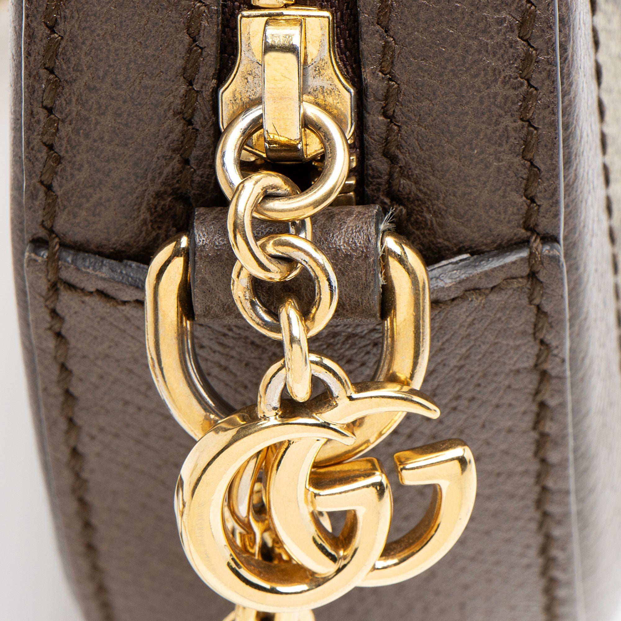 Gucci GG Supreme Ophidia Round Mini Shoulder Bag