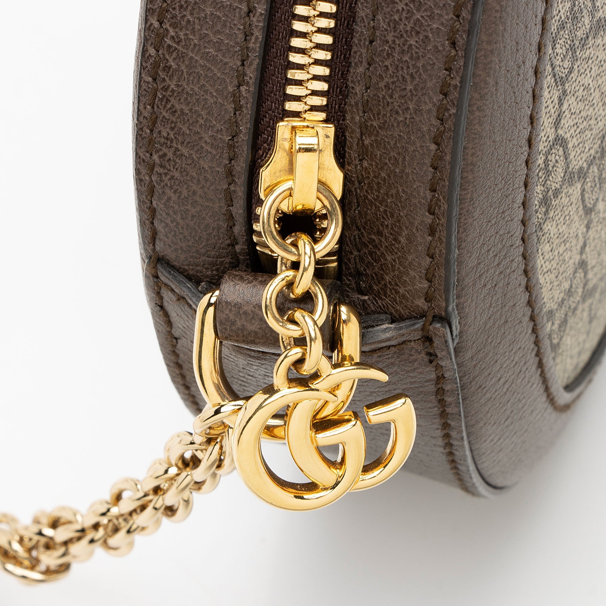 Gucci GG Supreme Ophidia Round Mini Shoulder Bag