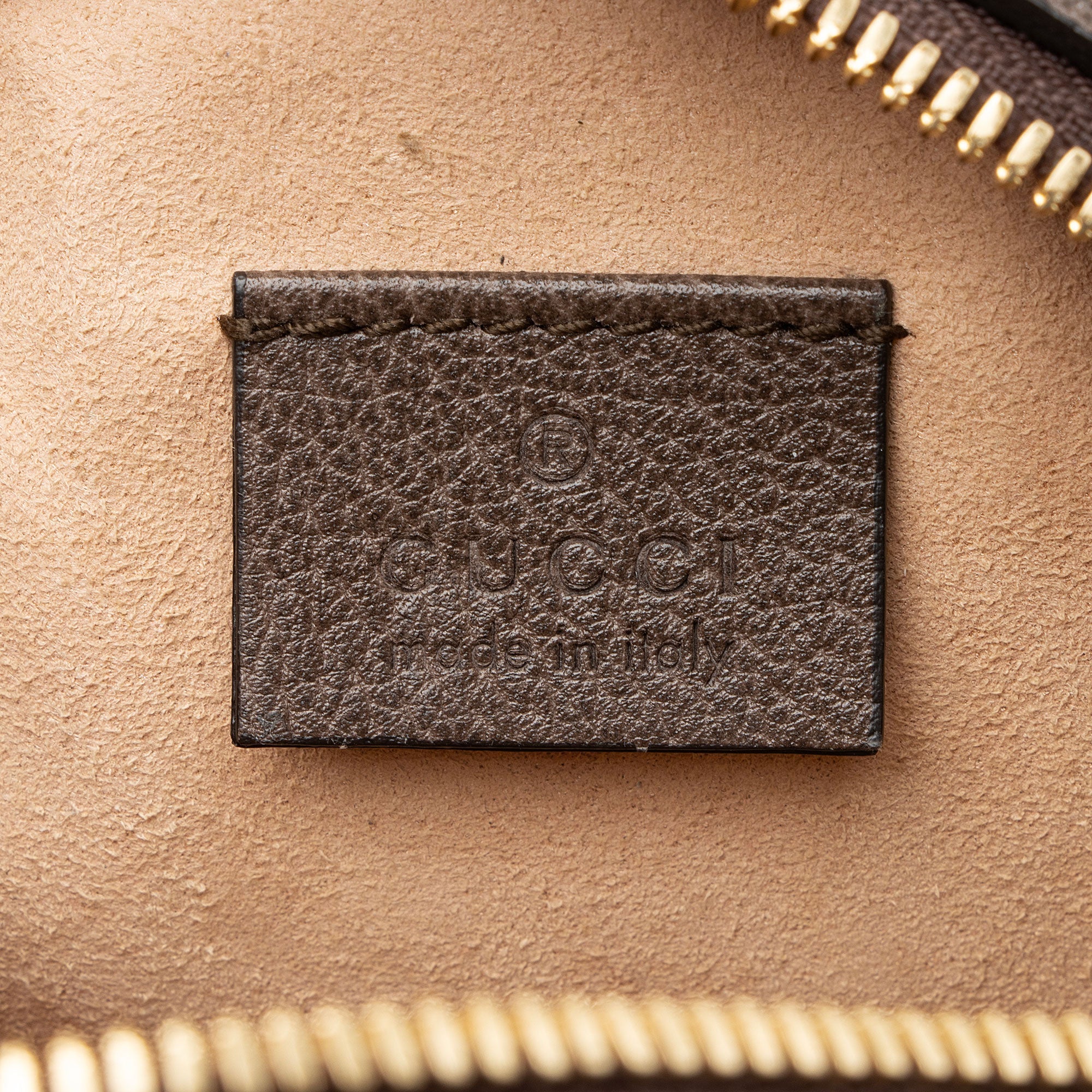 Gucci GG Supreme Ophidia Round Mini Shoulder Bag