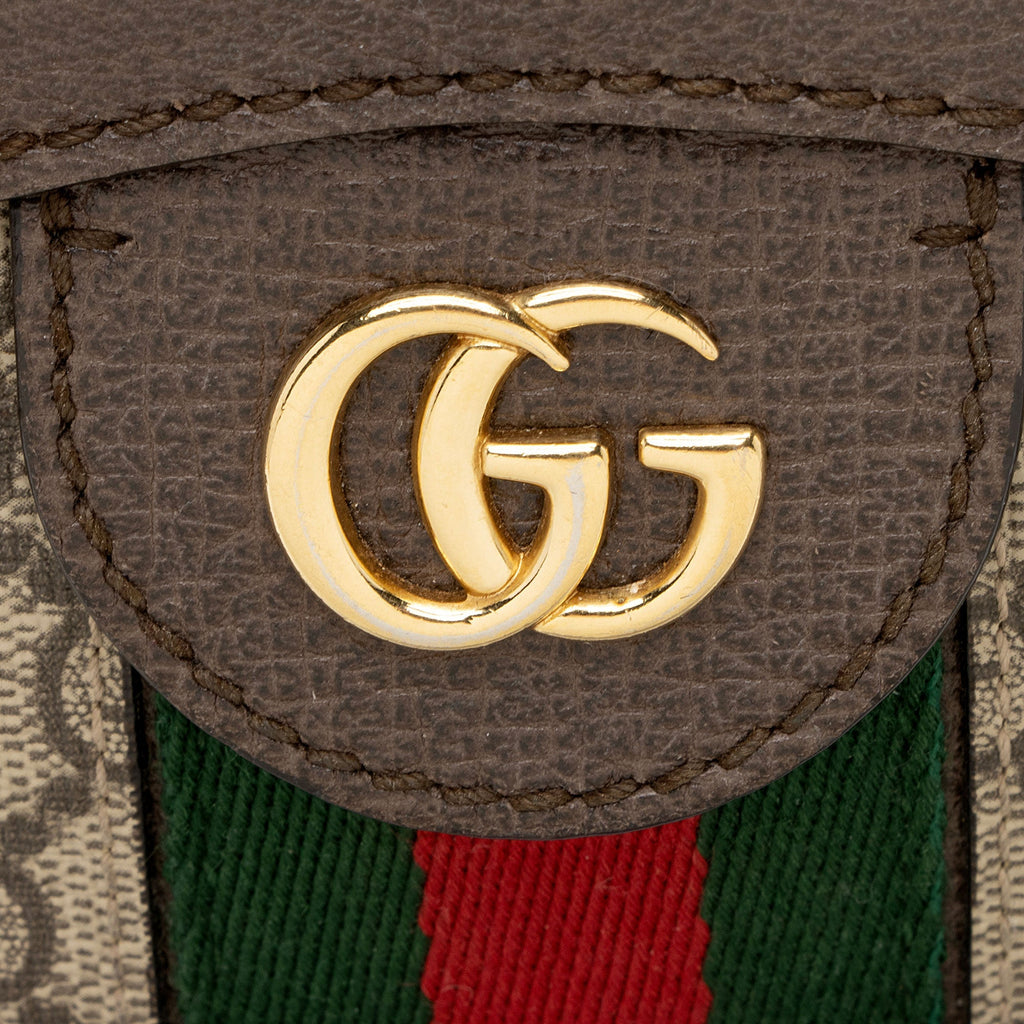 Gucci GG Supreme Ophidia Round Mini Shoulder Bag