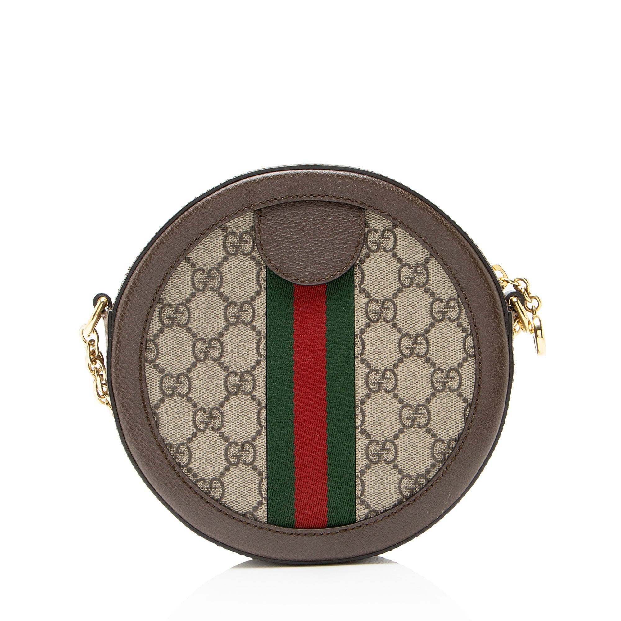 Gucci GG Supreme Ophidia Round Mini Shoulder Bag