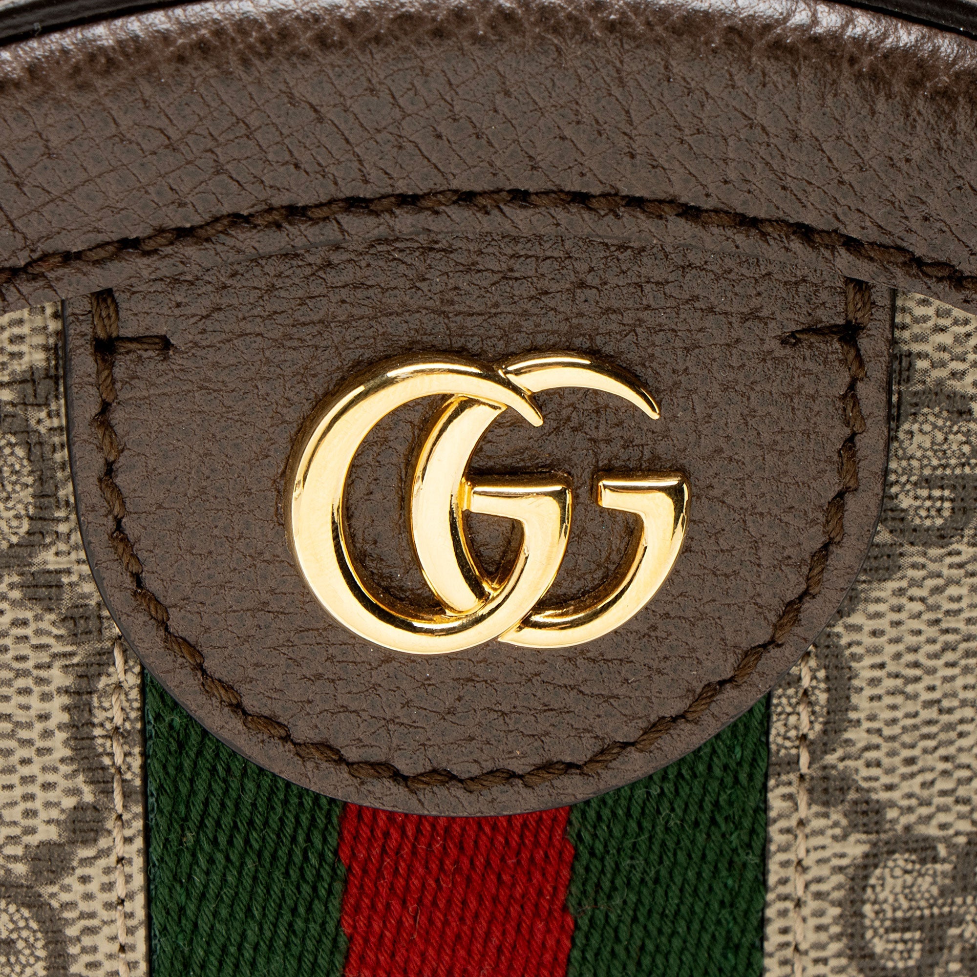 Gucci GG Supreme Ophidia Round Mini Shoulder Bag