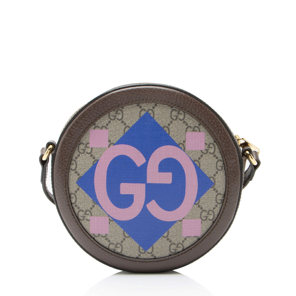 Gucci GG Supreme Ophidia Round Mini Shoulder Bag