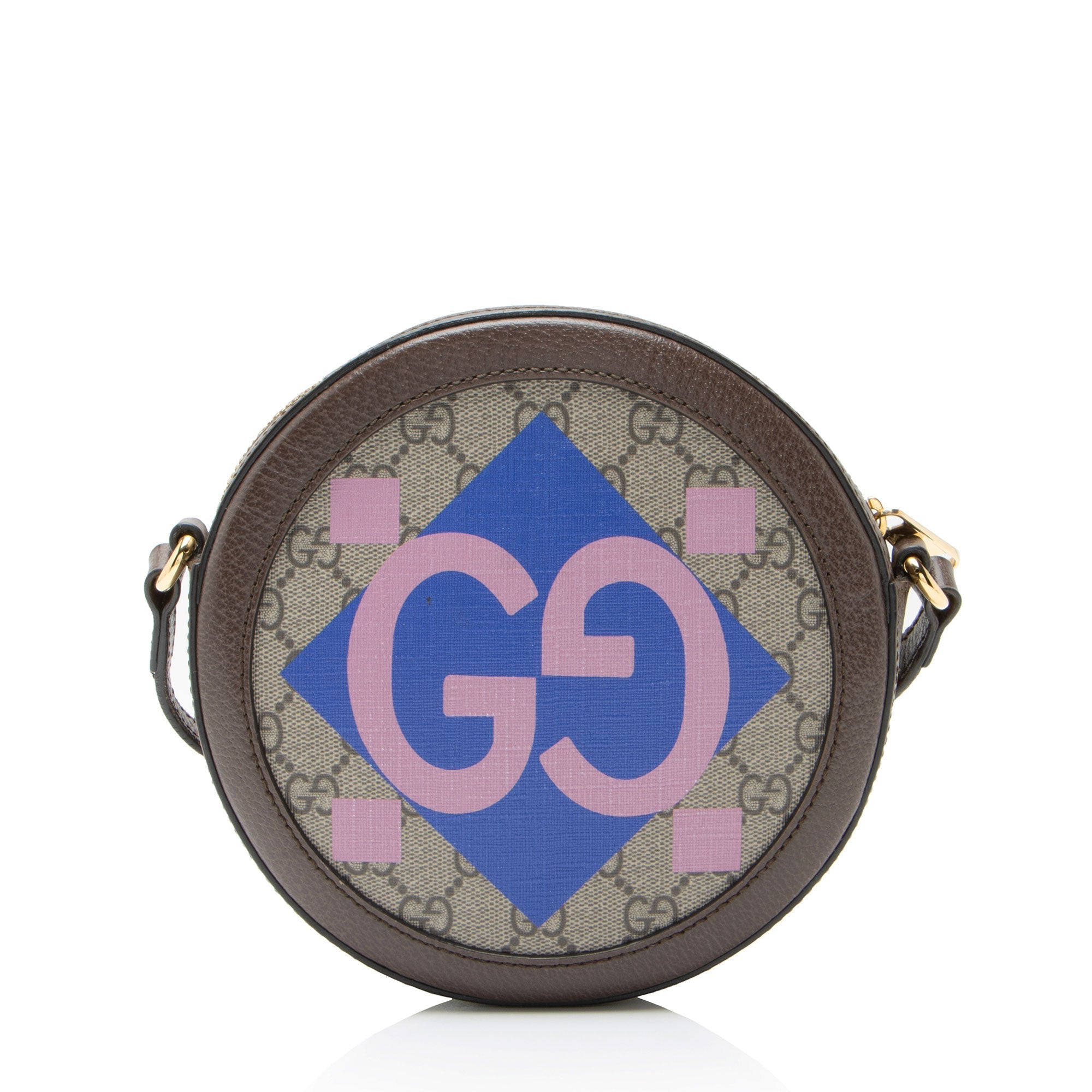 Gucci GG Supreme Ophidia Round Mini Shoulder Bag