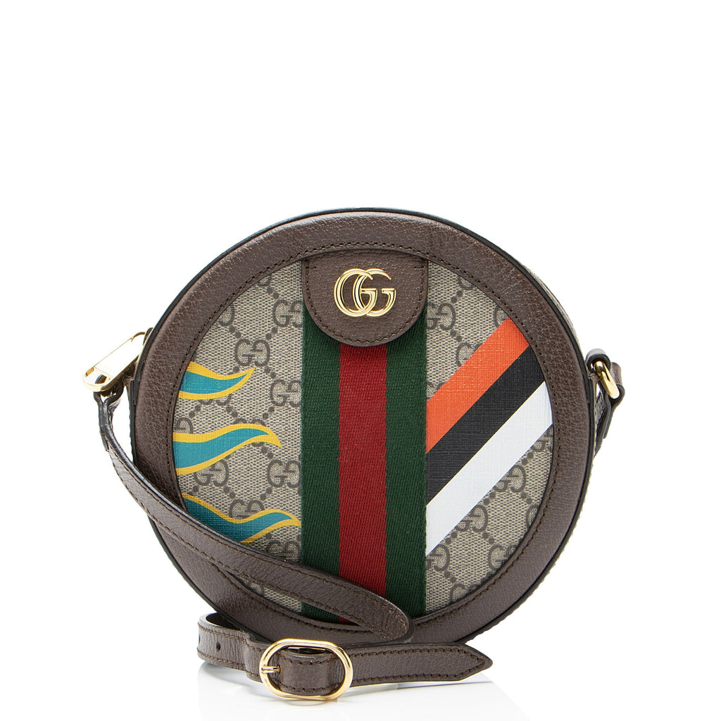 Gucci GG Supreme Ophidia Round Mini Shoulder Bag