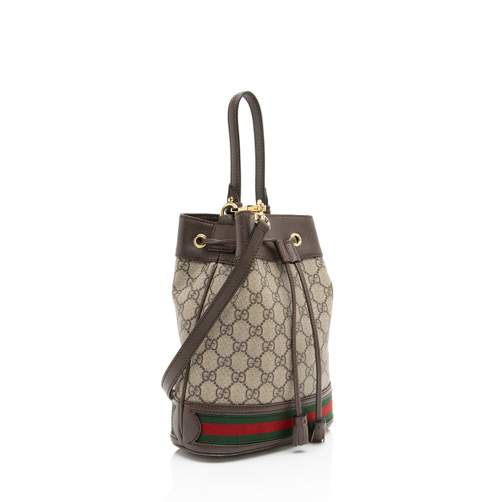 Gucci GG Supreme Ophidia Small Bucket Bag