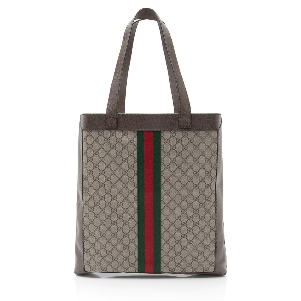 Gucci GG Supreme Ophidia Soft Vertical Large Tote (SHF-kLX3uK)