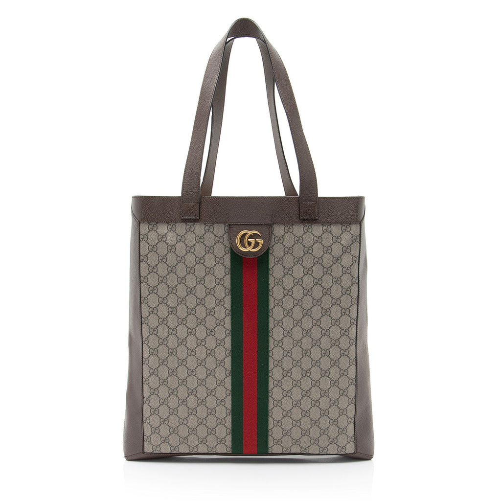Gucci GG Supreme Ophidia Soft Vertical Large Tote (SHF-kLX3uK)