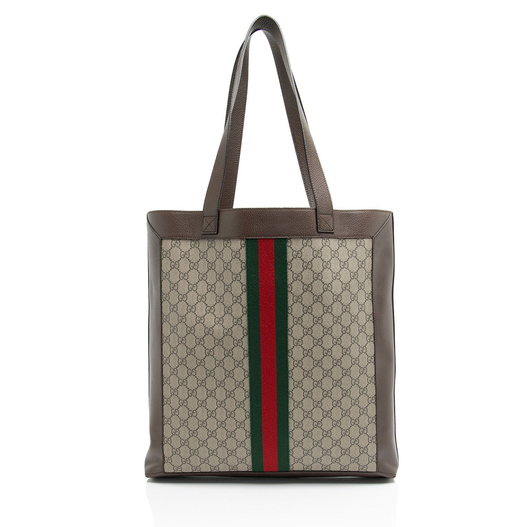Gucci GG Supreme Ophidia Soft Vertical Large Tote
