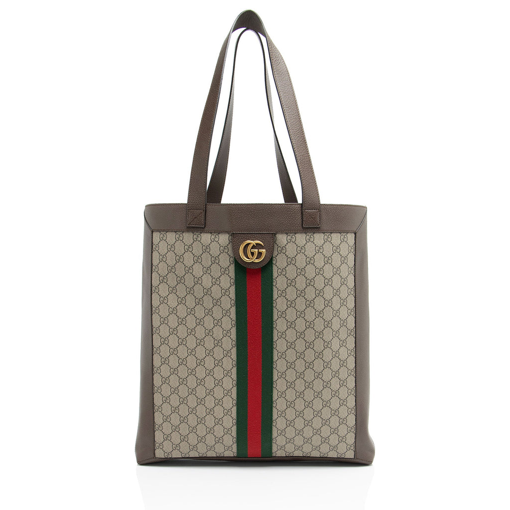 Gucci GG Supreme Ophidia Soft Vertical Large Tote