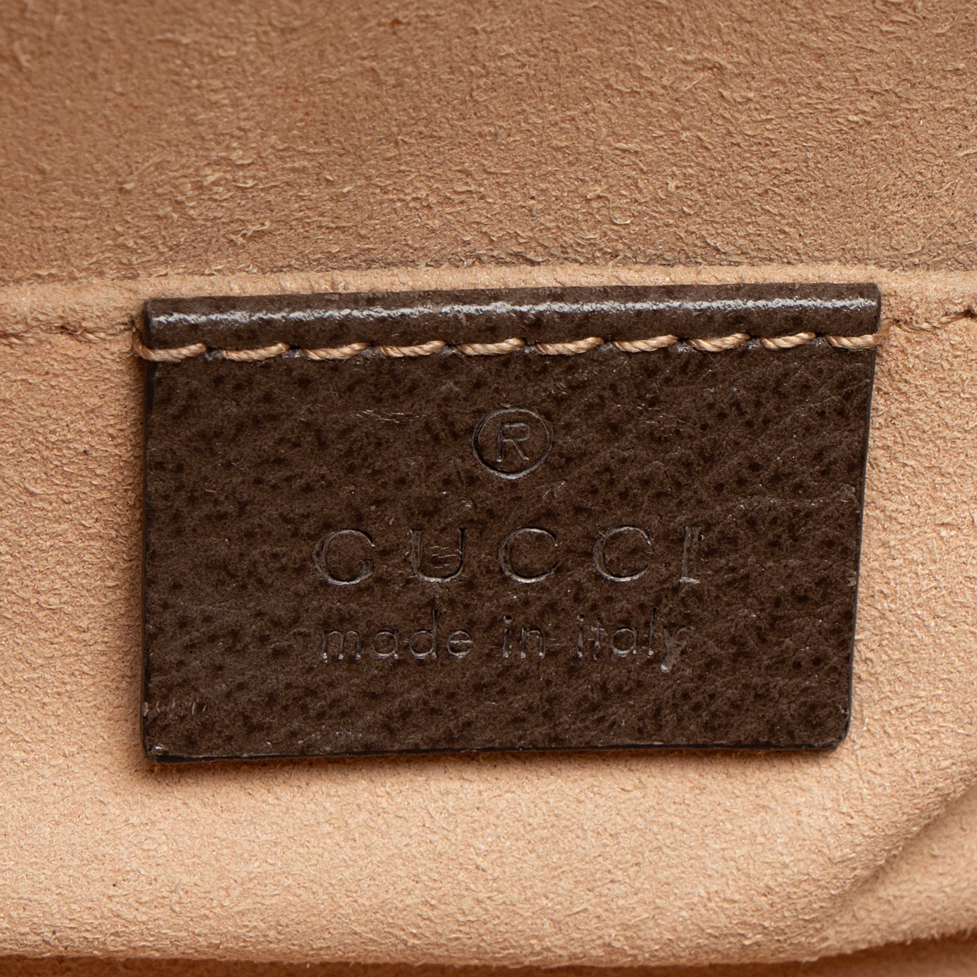Gucci GG Supreme Ophidia Top Handle Mini Chain Shoulder Bag