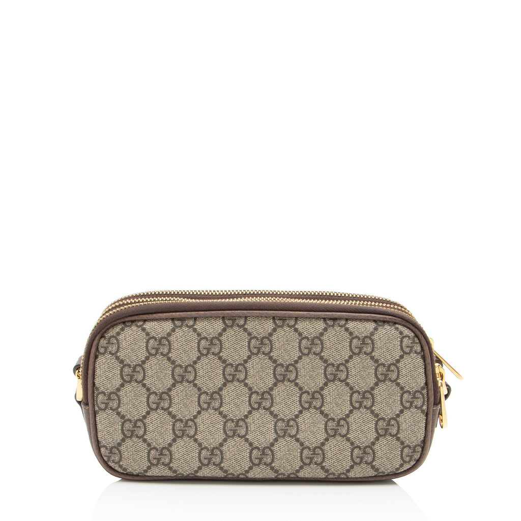 Gucci GG Supreme Ophidia Triple Zip Crossbody (SHF-Que4iF)