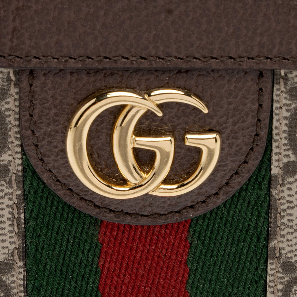 Gucci GG Supreme Ophidia Zip Around Wallet (SHF-W9yo8i)