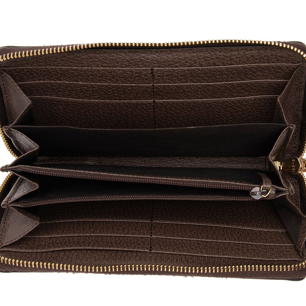 Gucci GG Supreme Ophidia Zip Around Wallet (SHF-8IpKgX)