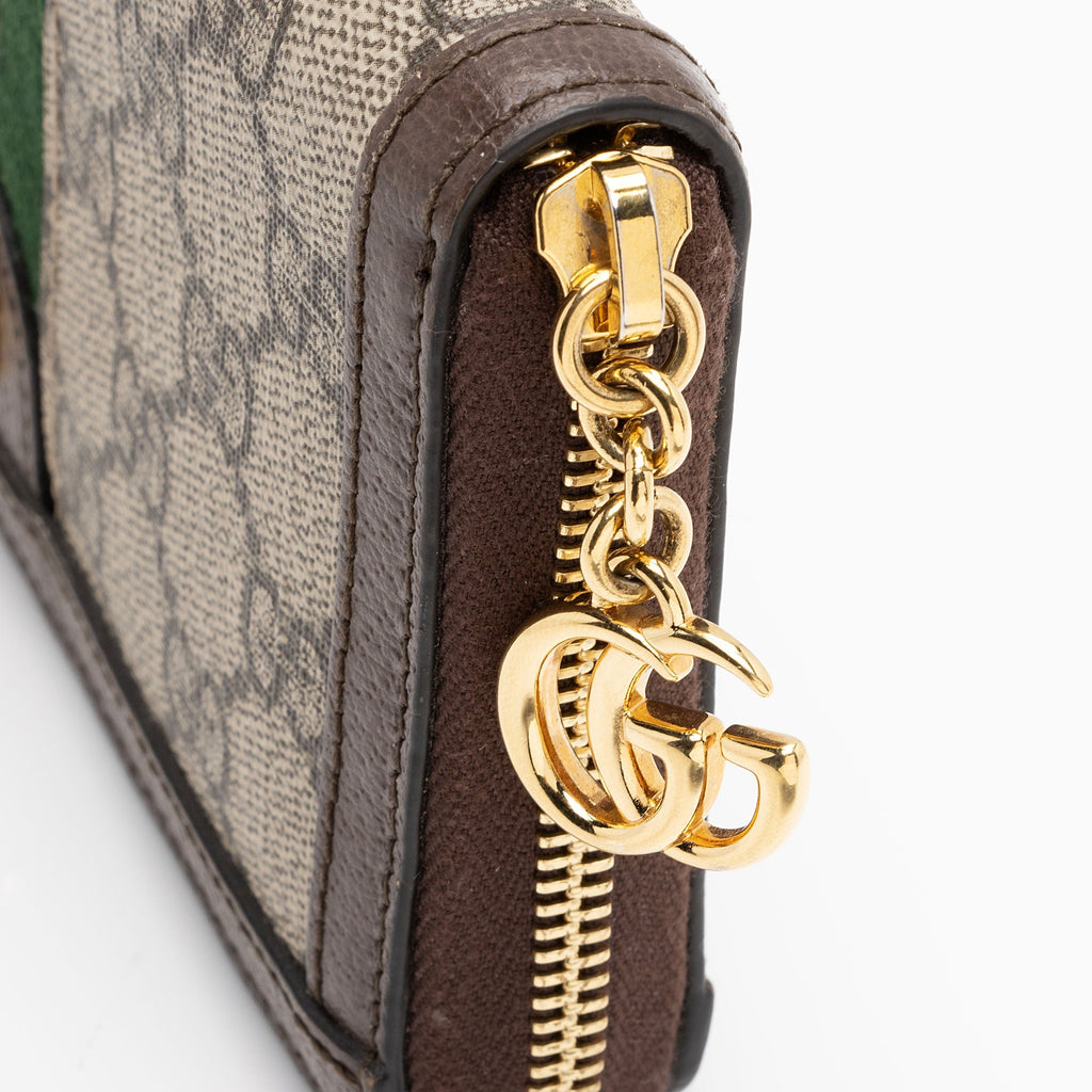 Gucci GG Supreme Ophidia Zip Around Wallet (SHF-dEvQd6)