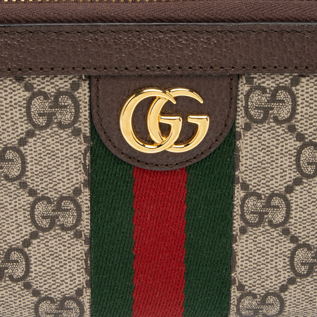 Gucci GG Supreme Ophidia Zip Around Wallet (SHF-dEvQd6)