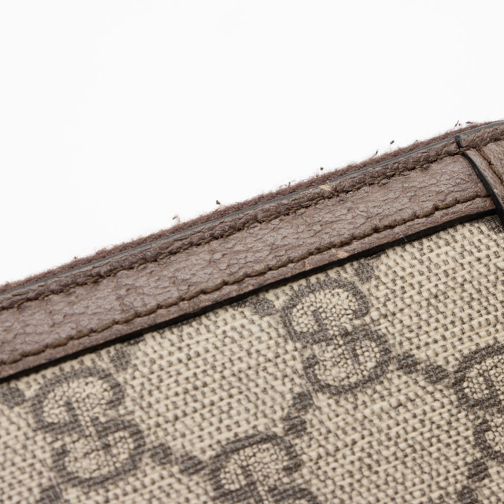 Gucci GG Supreme Ophidia Zip Around Wallet (SHF-L3ZnYB)