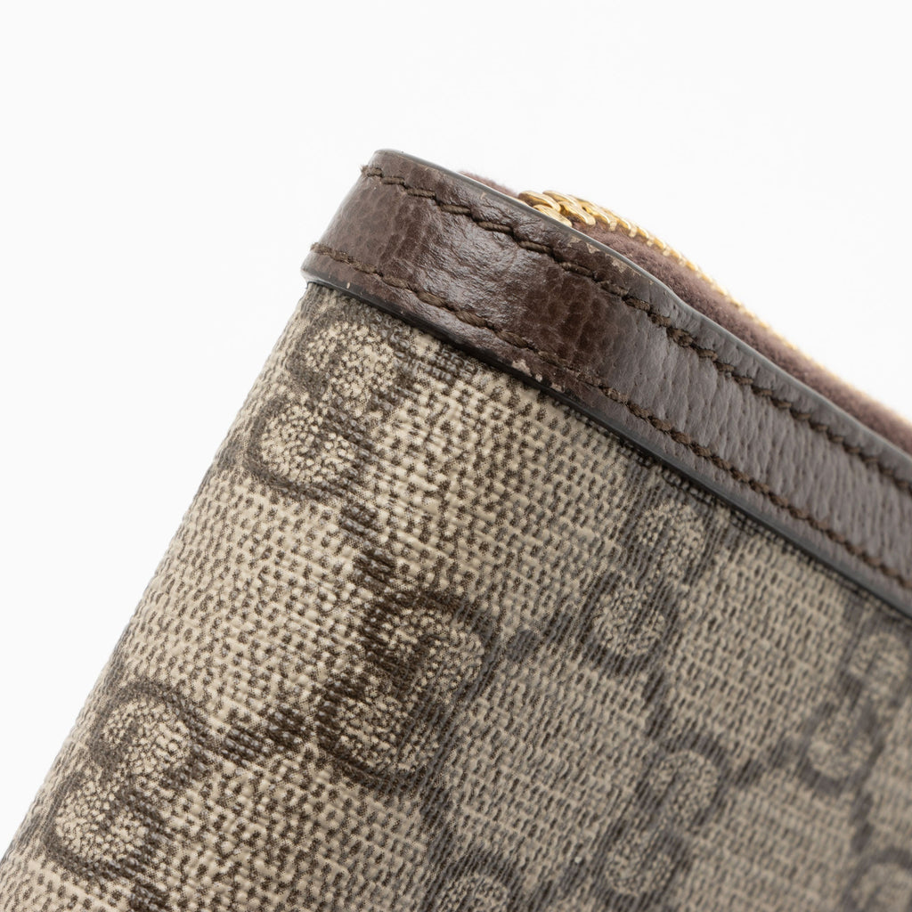 Gucci GG Supreme Ophidia Zip Around Wallet (SHF-dJVXGe)