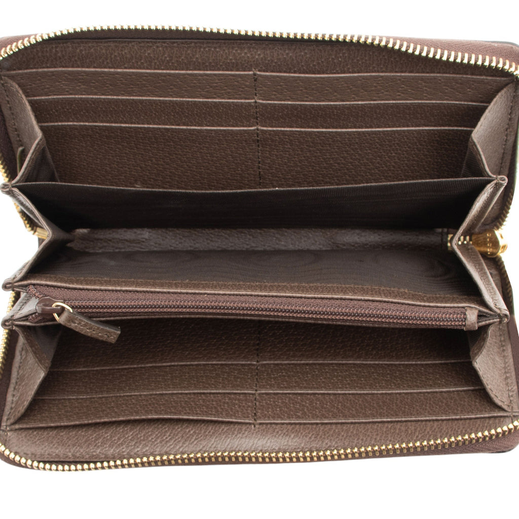 Gucci GG Supreme Ophidia Zip Around Wallet (SHF-dJVXGe)