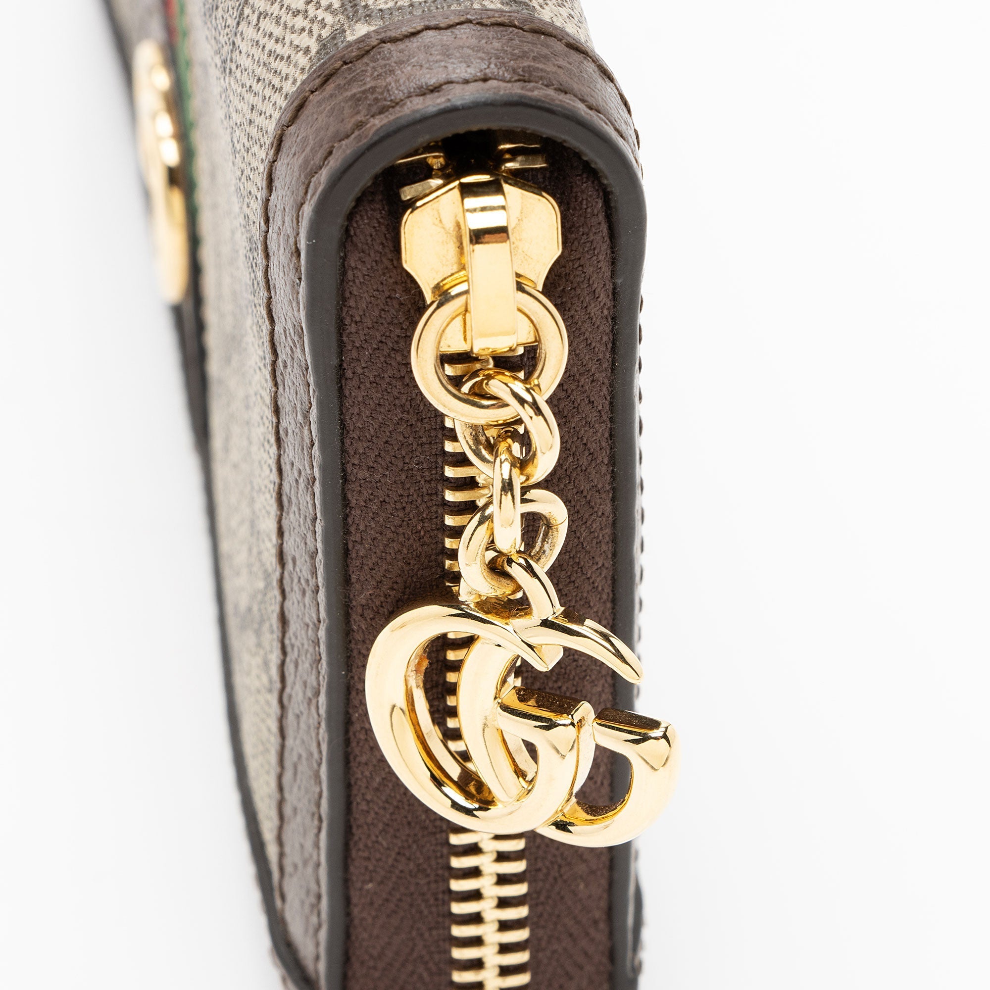 Gucci GG Supreme Ophidia Zip Around Wallet