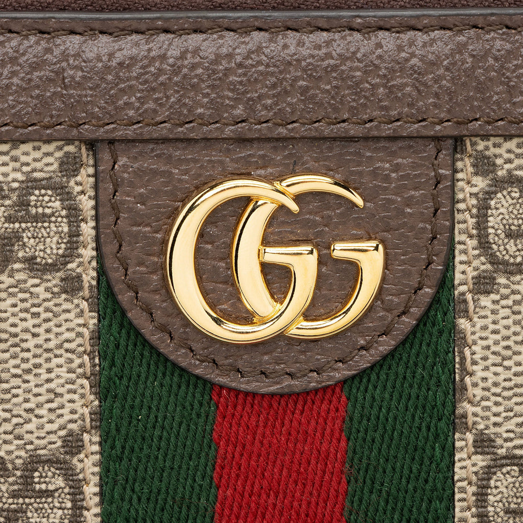 Gucci GG Supreme Ophidia Zip Around Wallet